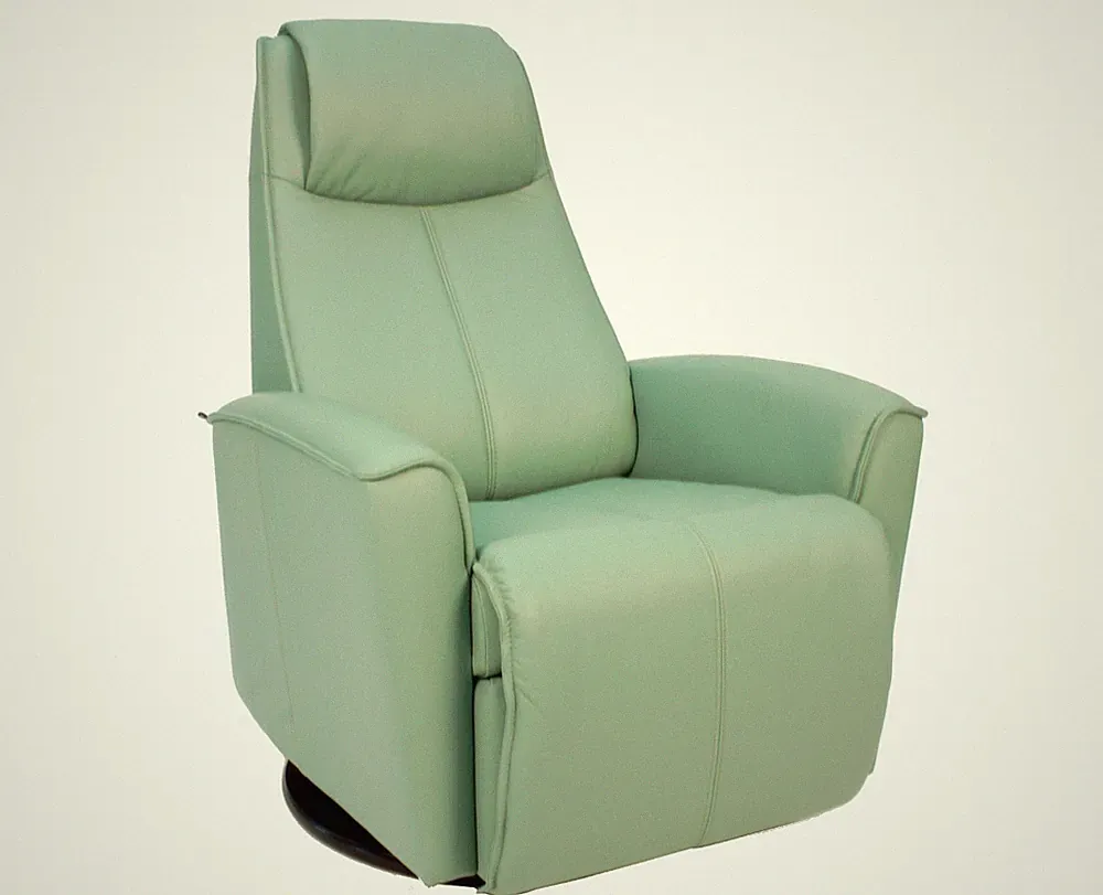 Fjords Urban Swing Relaxer Electric Power Recliner Chair Large Seagreen Leather