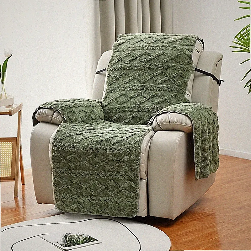 Jacquard Recliner Chair Cover Slipcover Reversible AntiSlip Sofa Seat Protector