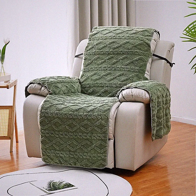 Jacquard Recliner Chair Cover Slipcover Washable Anti-Slip Sofa Seat Protector