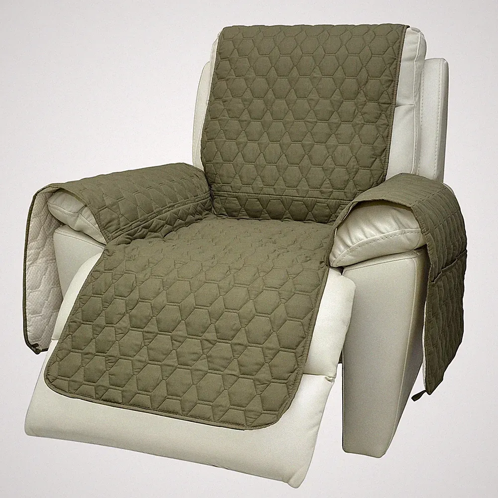 RBSC Home 23 Inch Recliner Cover 100% Waterproof Slipcovers Anti-Slip Small R...