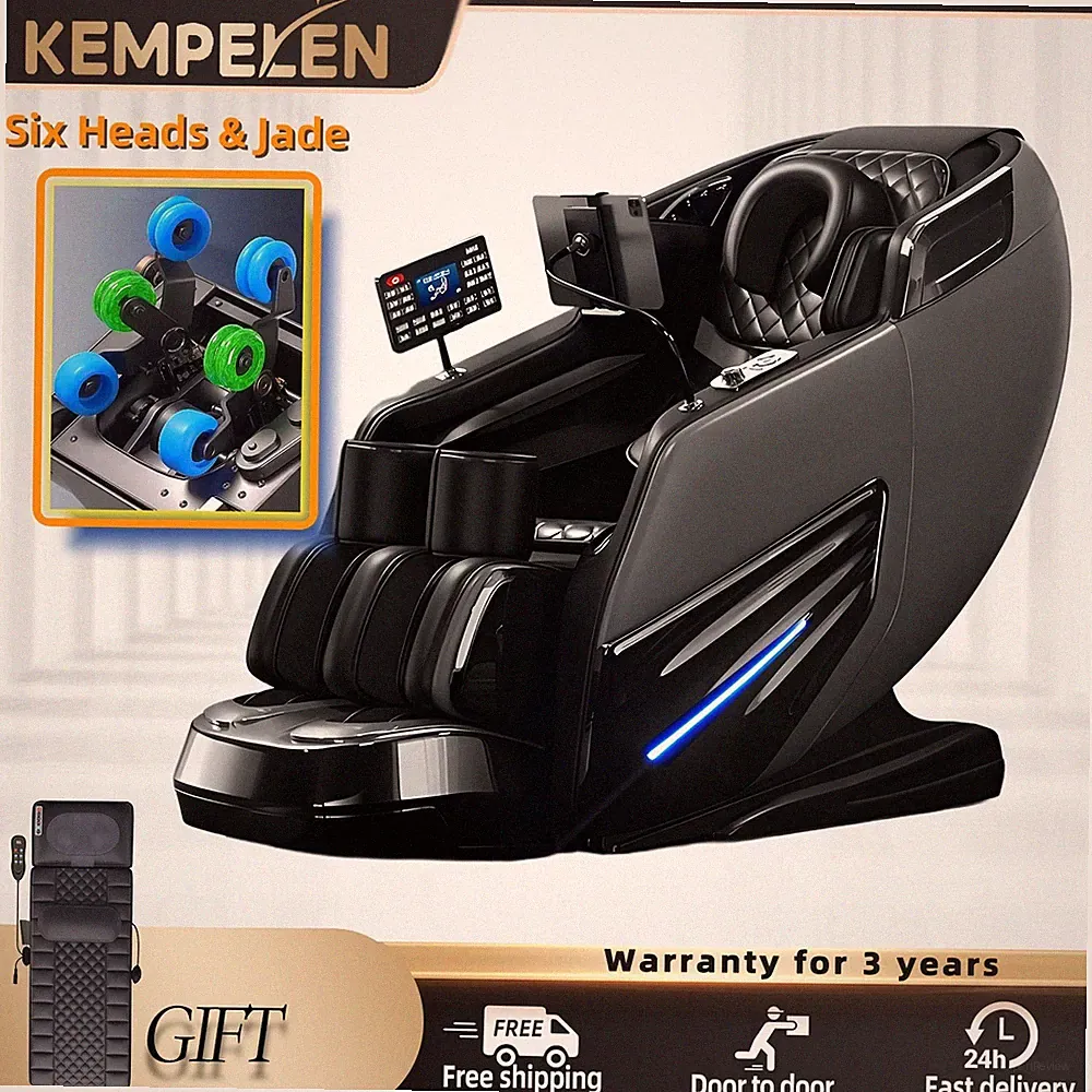 2026 6D Smart Massage Chair SL Track Zero Gravity Full Body Heat Pain Relief